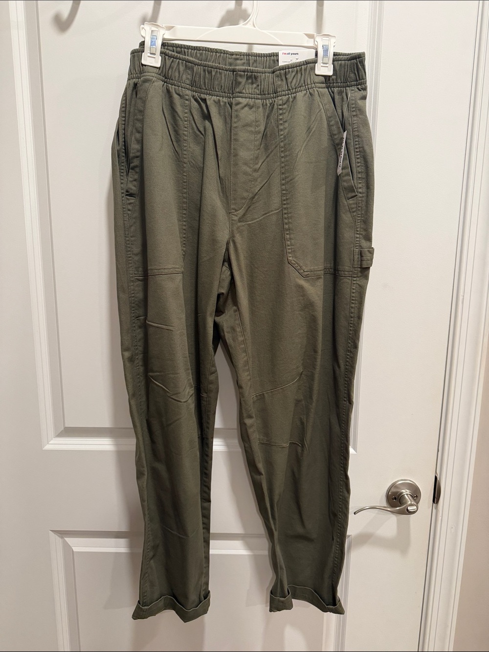 Women’s High-rise Ankle Pants - Olive Green